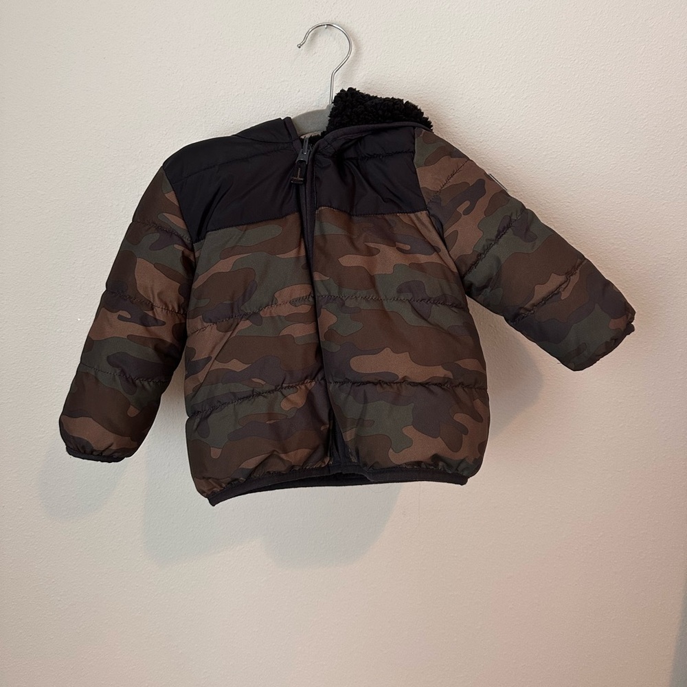 Baby GAP camo puffer jacket